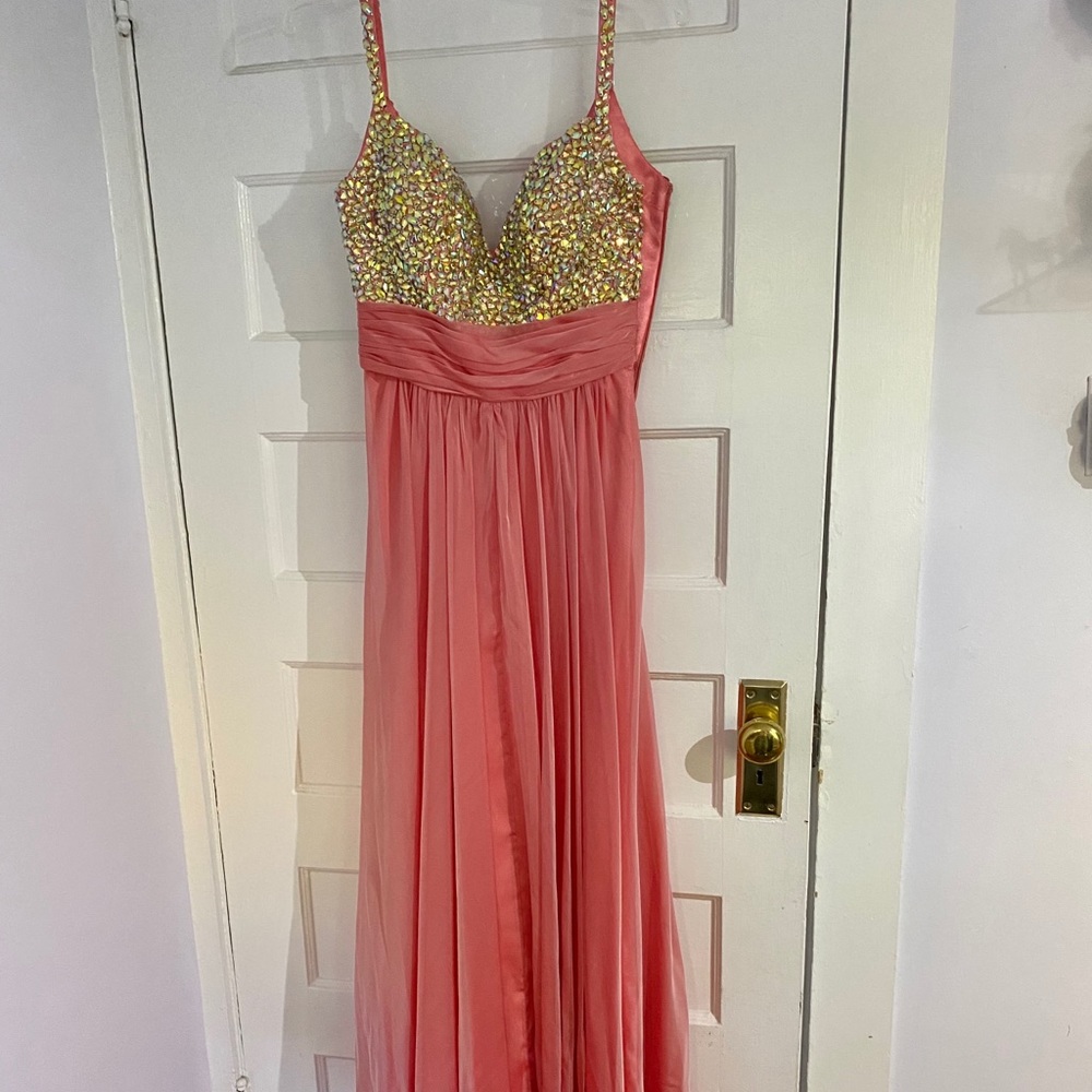 La Femme gown coral